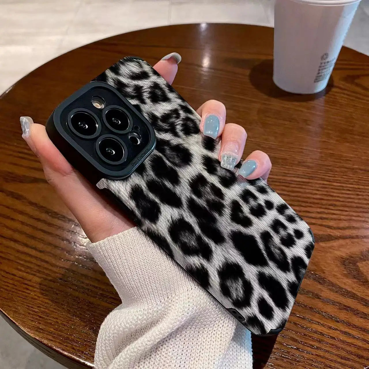 Fashion Soft Phone Cases For iPhone 13 12 MINI 11 14 15 16 Pro Max XS Max XR 7 8 Plus Leopard Pattern Silicone Case Back Cover