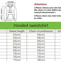 New autumn men's fashionable smiling face design printed soft and comfortable hooded sweatshirt outdoor streetwear