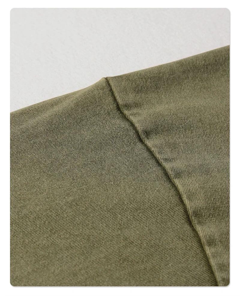 ZODF New Summer Batik Washed T-Shirts For Men Unisex Retro Loose High Street 275gsm Cotton T Shirt Brand Design HY0594