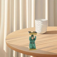 Simulated Funny Expressions Figurine Sensory Toy Ornaments Kneel Down Resin Statue Crafts Model Spoof Tray Stand Children Toys