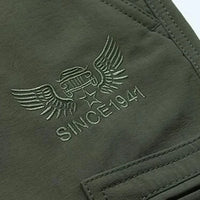 2024 Outdoor Work Tactical Pants Men Winter Casual Cargo Trousers Waterproof Fleece-lined Pant Elastic Hiking Traveling Workwear