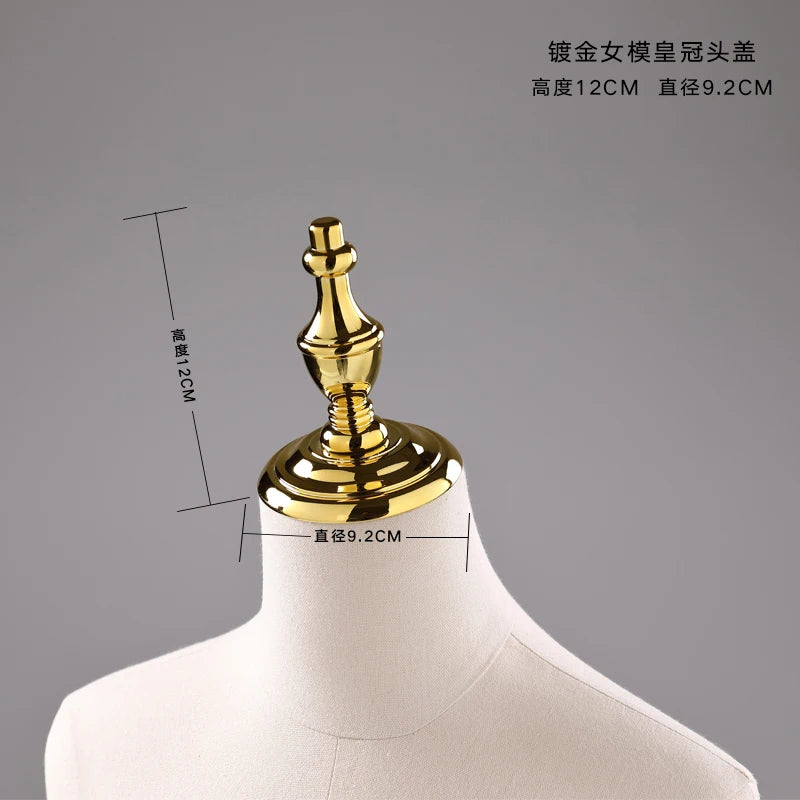 Female Male & Kids Electroplated Head Cover Mannequin Caps Accessories For Mannequins Props