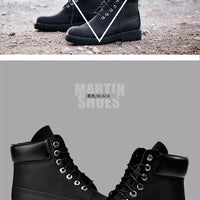 DOYUTIG Brand Split Leather Outdoor Boots For Men & Women Casual Couples Boots Fashion Mid Top Breathable Military Boots SG003