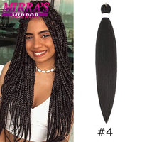 Easy Jumbo Braids Hair Extensions Pre Stretched Braiding Hair Afro Synthetic Hair Strand Braid Hot Water Set 12/16/26/30/36 Inch