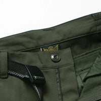 2024 Outdoor Work Tactical Pants Men Winter Casual Cargo Trousers Waterproof Fleece-lined Pant Elastic Hiking Traveling Workwear