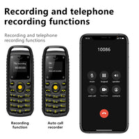SERVO B25 Button Mini Mobile Phone 2 SIM Standby Bluetooth Dialing Surround Wear Blacklist Smallest Backup Cellphones for Sports