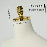 Female Male & Kids Electroplated Head Cover Mannequin Caps Accessories For Mannequins Props