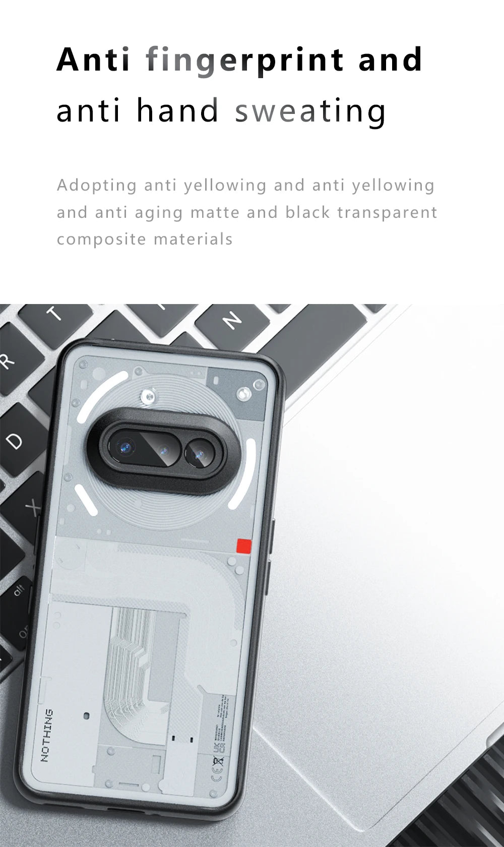 Clear Case For Nothing Phone 3a Cover Nothing Phone 3a Fundas Hard PC Camera Protector Shockproof Back Case For Nothing Phone 3a