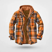 Men's brand winter jacket, casual long-sleeved loose-fitting hooded jacket, high-quality design, warm coat with fashionable hood