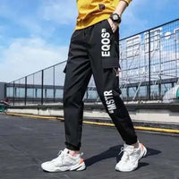 Classic Design Multi Pocket Cargo Pants, Men's Casual Loose Fit Drawstring Cargo Pants/Joggers For Spring Summer Outdoor