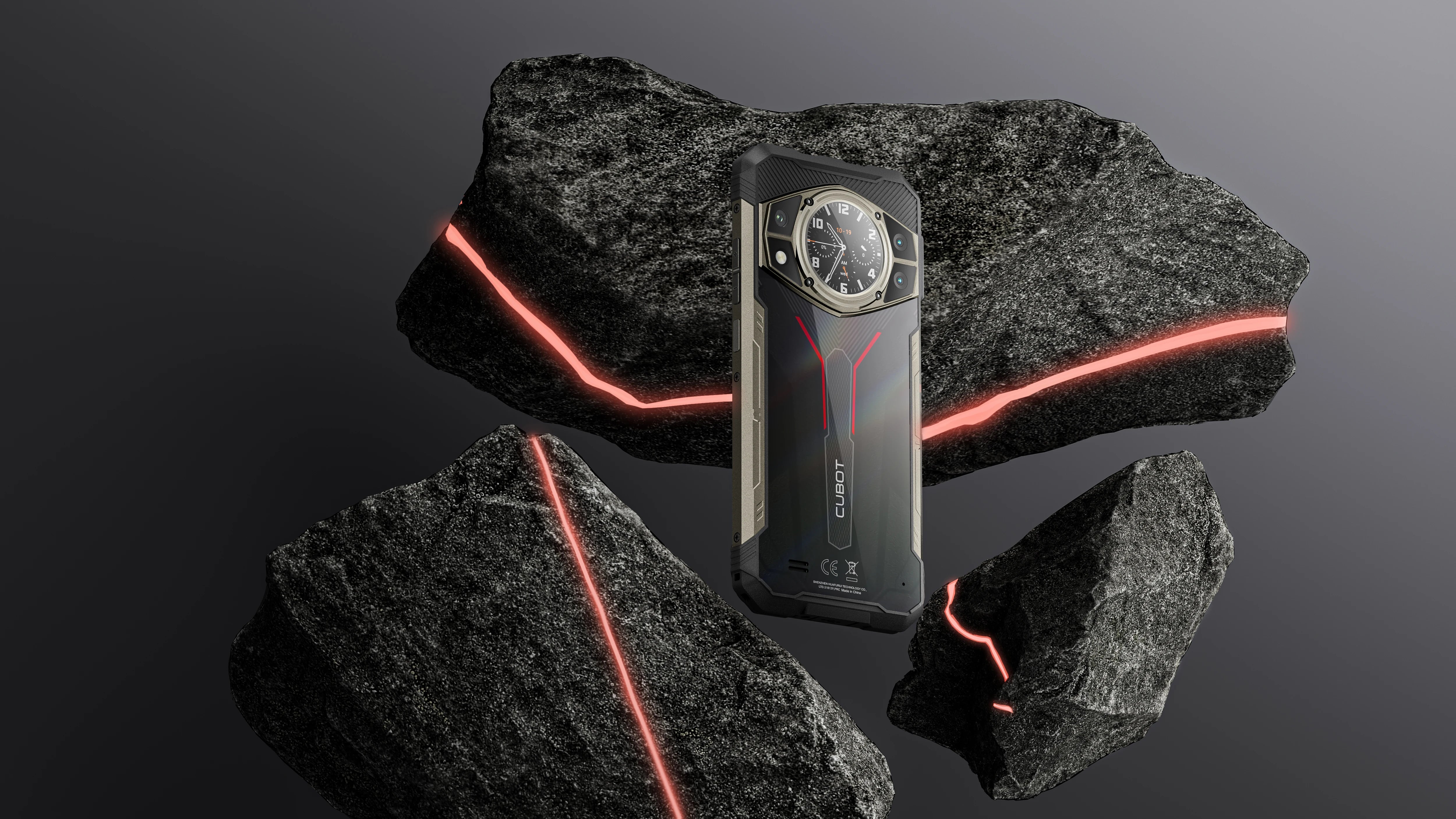 CUBOT KingKong AX Rugged Unlocked-Android14/MTK G99/24G RAM+256G ROM Dual SIM/6.58"&1.32"DualScreen/100MP/IP68 IP69K/33W/GPS/NFC