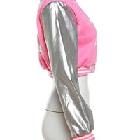 Kliou Letter Shape Patchwork Coats Women Casual Classic Panelled Long Sleeve Single Breasted Croped Jacket Female Street Outwear