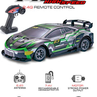 RC Car for Kids, 4WD Buggy Alloy, High Horsepower, Climbing, Rechargeable, Drop Resistant, Toys for Boys, Racing