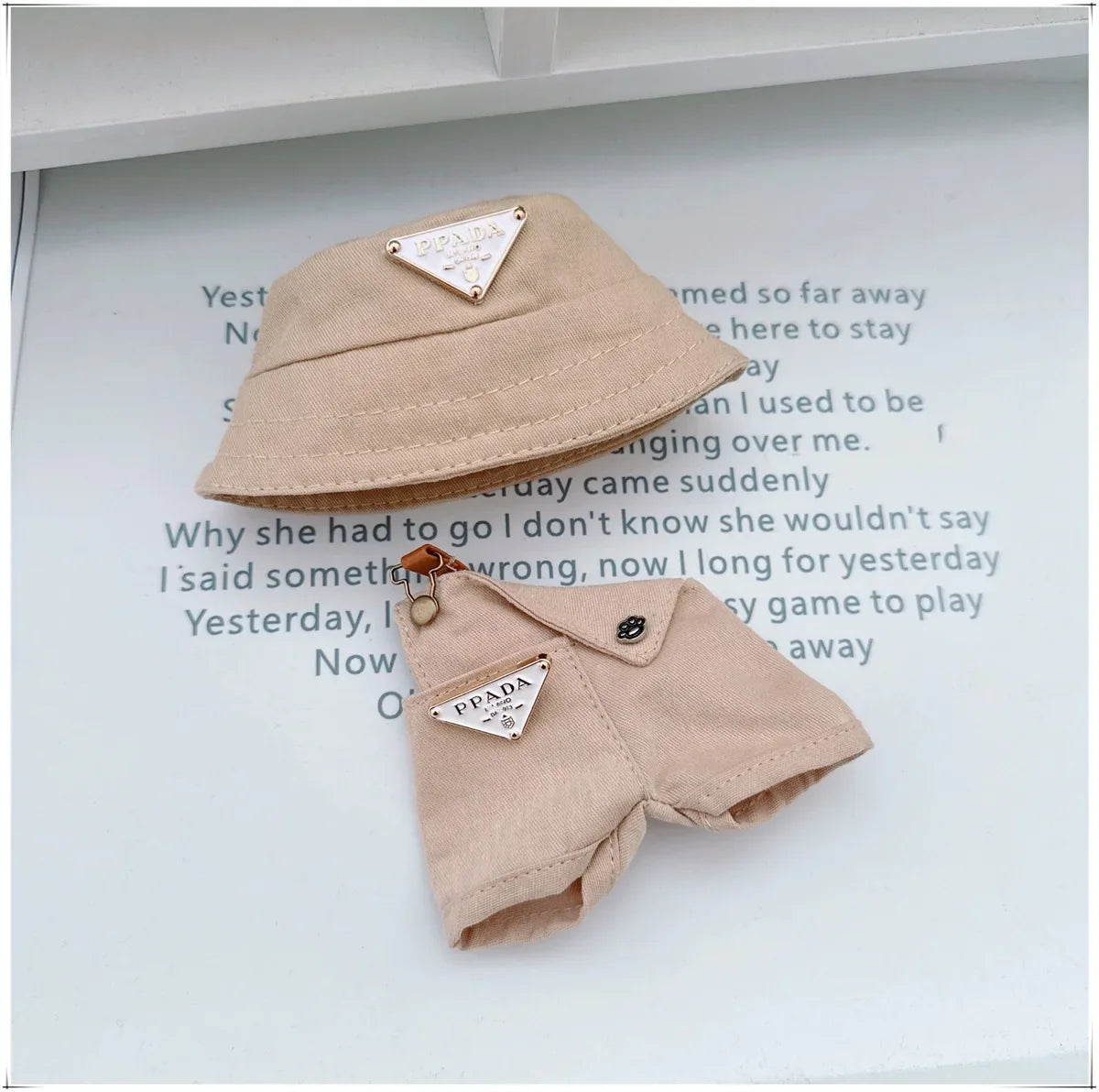 Para 15-17cm Labubu V1 V2 Idol muñeca traje sombrero monos ropa regalo Mini ropa de muñeca de peluche accesorios de atuendo