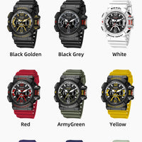 SMAEL Sport Watch for Men Waterproof Wristwatches Student Dual Display Digital Multi-function Stopwatch Clocks 8065 Male Watches