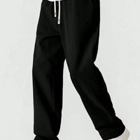 Men's autumn and winter sports pants loose casual long sweatpants fashionable trend warm pants streetwear men