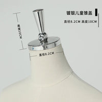 Female Male & Kids Electroplated Head Cover Mannequin Caps Accessories For Mannequins Props