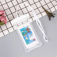 Waterproof Swimming Mobile Phone Cases Macron AirBag Hanging Neck Cases Diving Skiing Universal Phone Bag for All Phones 7 Inch