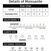 Premium D Color Moissanite Stone with GRA Certificate 0.1-10.0ct Moissanita Loose Gemstones Pass Diamond Tester Wholesale Prices