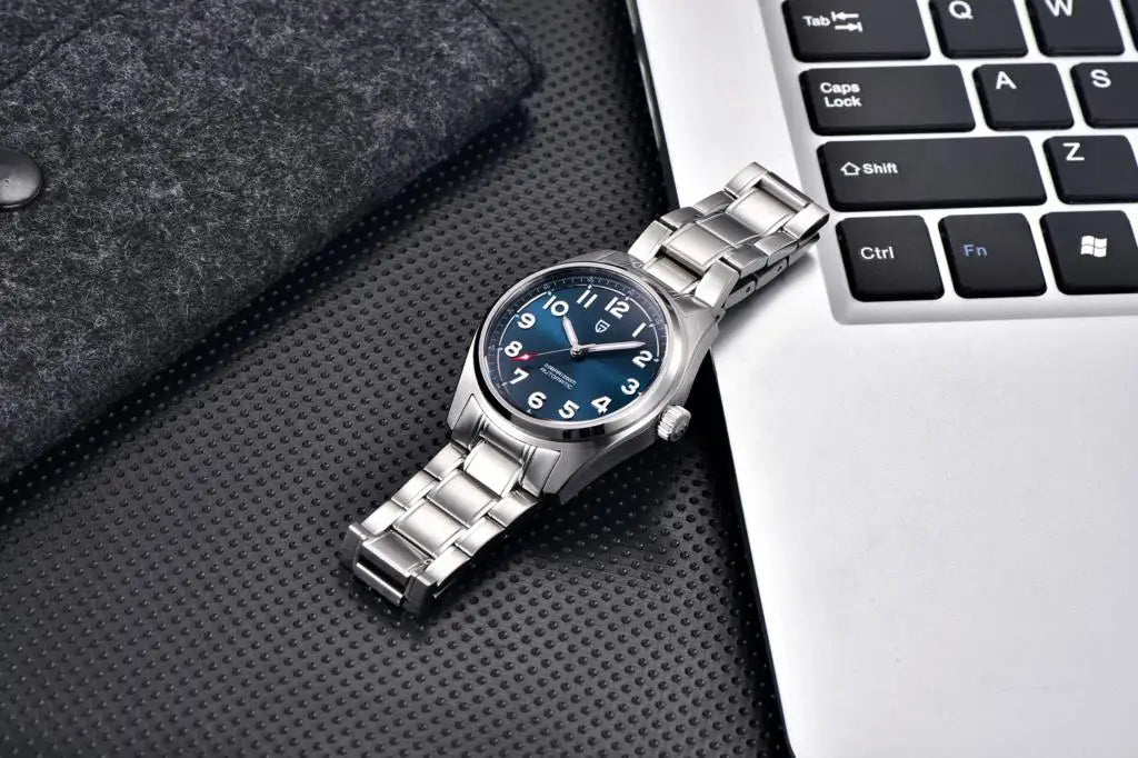 2025 PAGANI DESIGN Luxury Pilot Automatic Mechanical Watch 38MM Sapphire Waterproof Watch for Men Relogio Masculino PD1717 V2