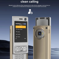 SERVO N95 PRO 2G GSM Slide Screen Mini Mobile Phone Magic Voice Call Recording MP3/MP4 Player Blacklist Small Cellphone FM Radio