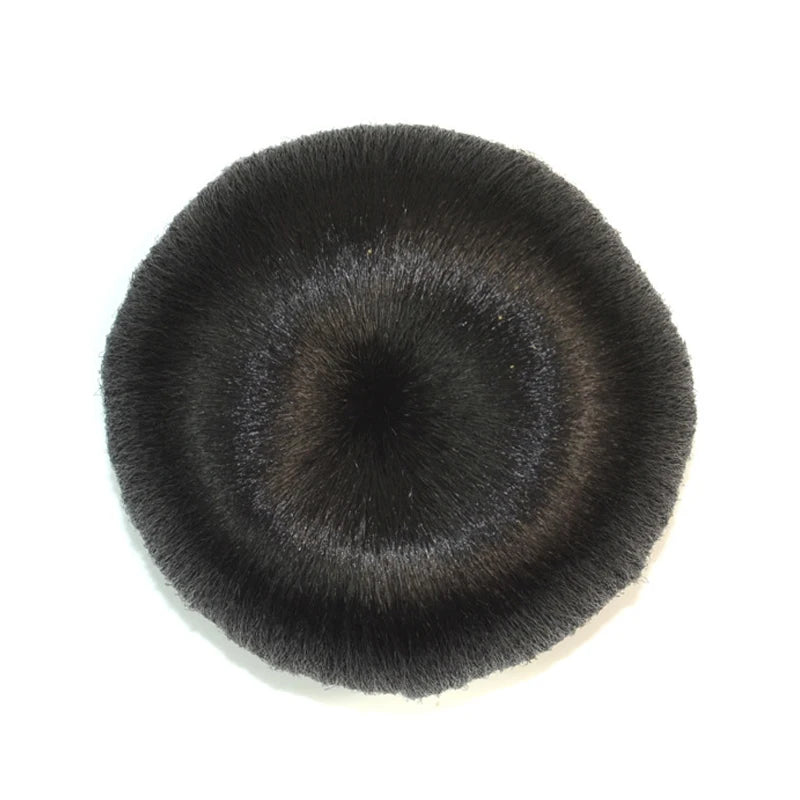 Synthetic Fake Hair Big Bun Heat Resistant Braided Chignon HairPiece Donut Ponytail Wig For Women Clip in Hair Extension