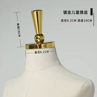 Female Male & Kids Electroplated Head Cover Mannequin Caps Accessories For Mannequins Props