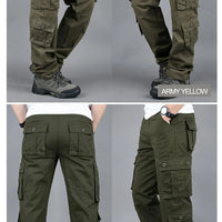 Tactical Cargo Pants Men Cotton Overalls Outdoor Work Trousers Big Size Hombre Clothing Camo Hiking Pants