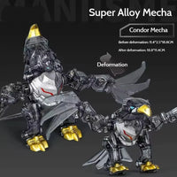 Transformation Robot Toys 2 In 1  Assembly Robot Alloy Mecha Deformation Simulation Insect Beast Children Deformation Robot
