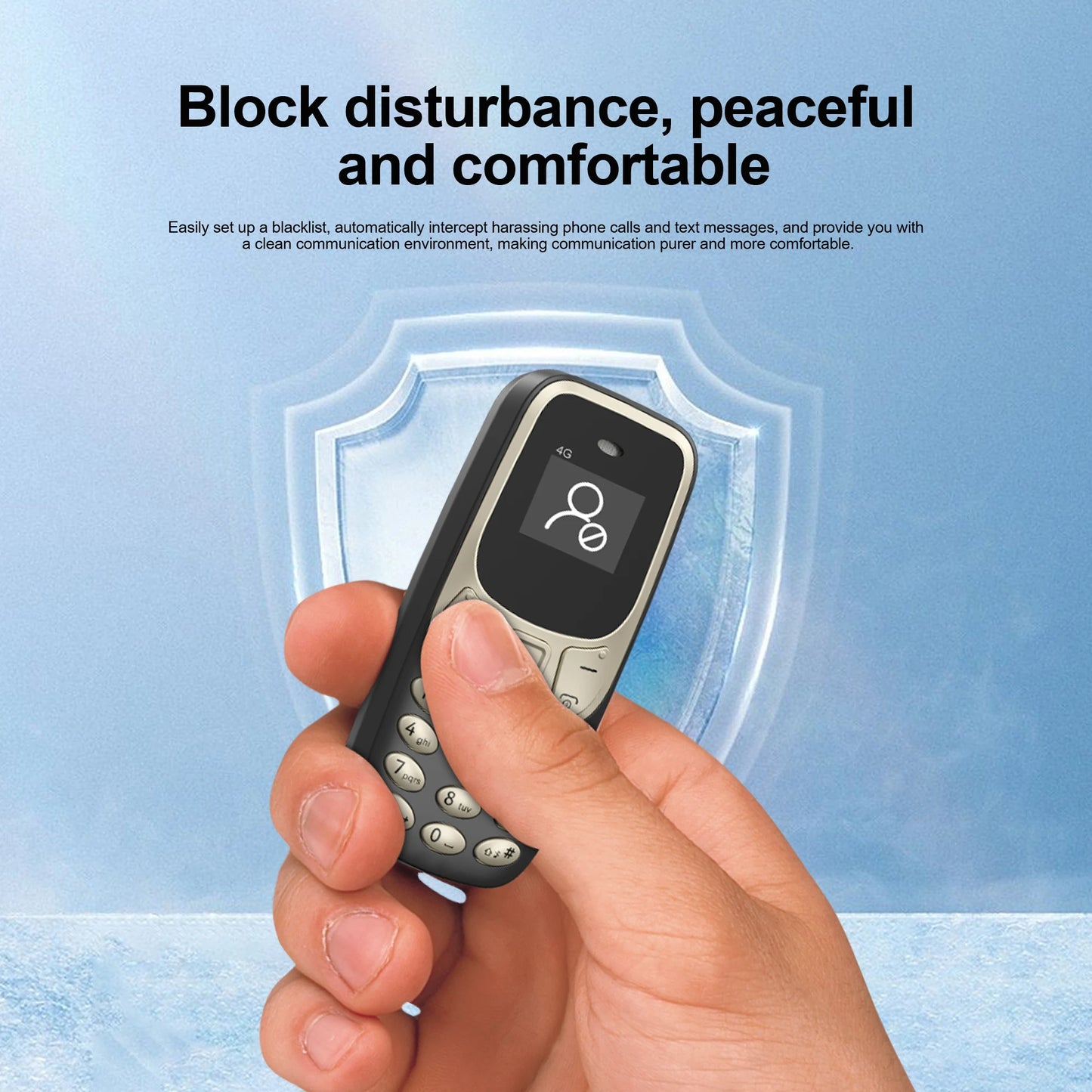 SERVO BM10 4G Mini Button Function Phone Speed Dial Auto Call Recorder Blacklist 2 SIM Small Mobile Phone Multilingual 2025 New