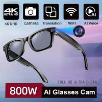 2025 Smart Glasses 32GB Memory with Camera Sunglasses Mini Camera Video Translation Bluetooth Call Anti-blue Glasses Man Women