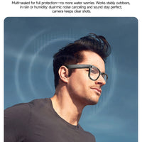 New Sunglasses Smart Glasses 8 Million Pixels Recording Videos AI Photo Recognition Answer Translation 290mAh Bluetooth Glasses