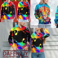 Men's Novelty Food Hoodie 3D Print Pullover Unisex Casual Sweatshirt