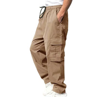 New Summer Men's Loose Fit Straight Leg Casual Pants - European & American Style Youth Fashion" cargo pants  mens pants