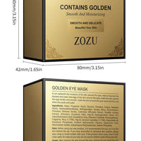 Avocado Gold Eye Mask Nourishing Moisturizing Improve Eye Bags Eye Patches Anti Wrinkle Firming Anti Dark Circles Eye Serum