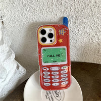 Funny 3D Mobile Phone Case For iPhone 16 Pro 15 14 13 Pro Max Protective Cover Fashion Cute Cases with Chain Funda