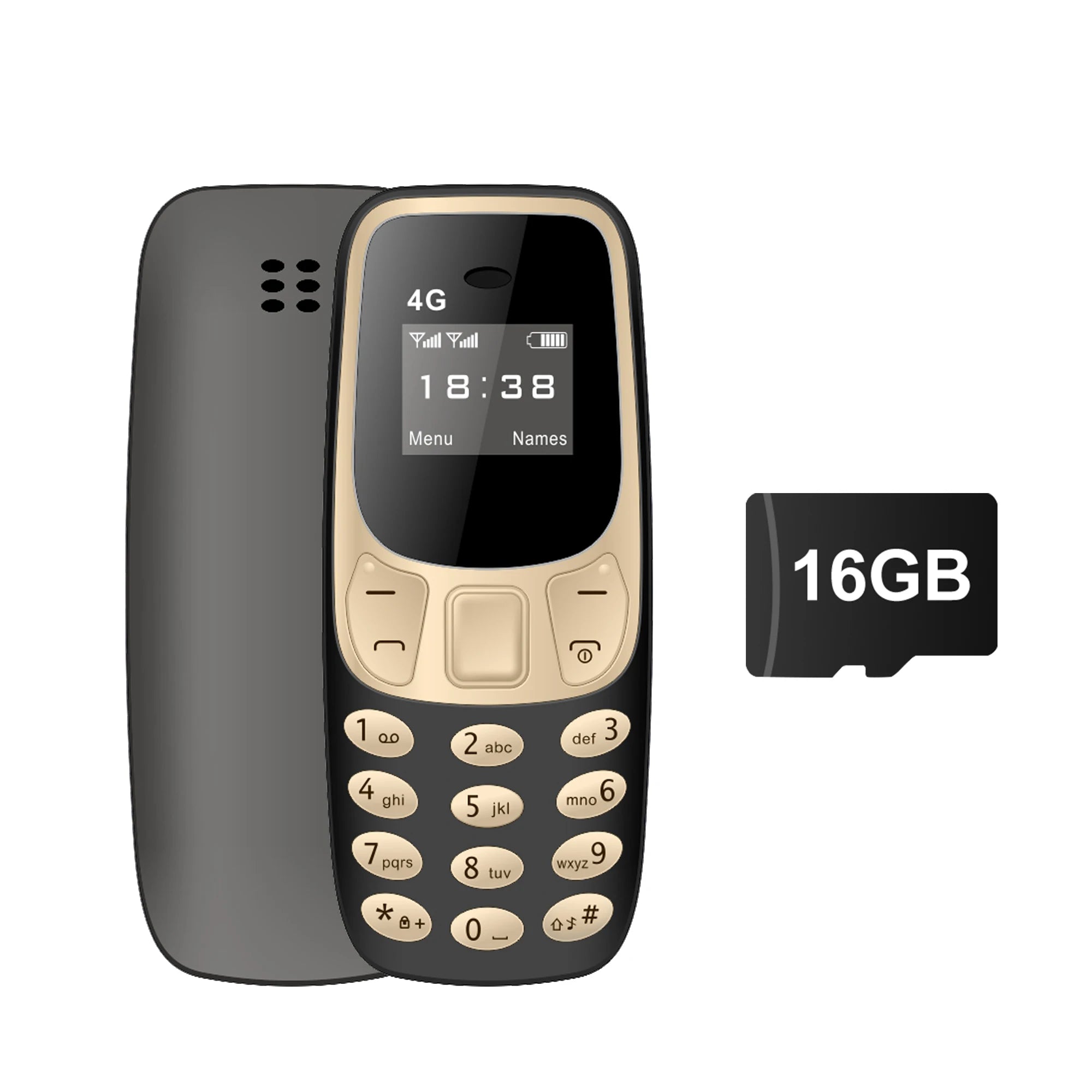 SERVO BM10 4G Mini Button Function Phone Speed Dial Auto Call Recorder Blacklist 2 SIM Small Mobile Phone Multilingual 2025 New