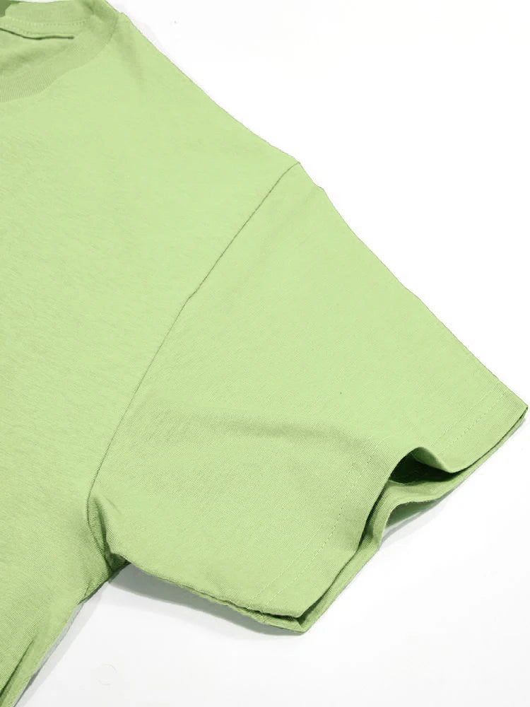 Summer Cotton Women T-Shirts Fun Graffiti Cute Smiling Face Prints Tees Breathable Loose O-Neck Casual Street Female Clothes