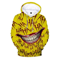 Haha joker 3D Print Sweatshirt Hoodies Men/Women Hip Hop Funny Autumn Streetwear Thin Style Oversized Hoodie For Couples Clothes