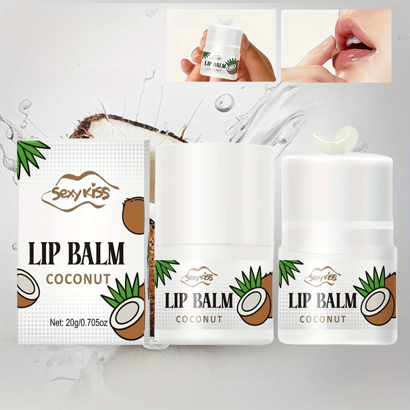 Moisturizing lip balm 20g Moisturizes dry lips, brightens lip color, softens dead skin, highly hydrates and smoothes lip skin