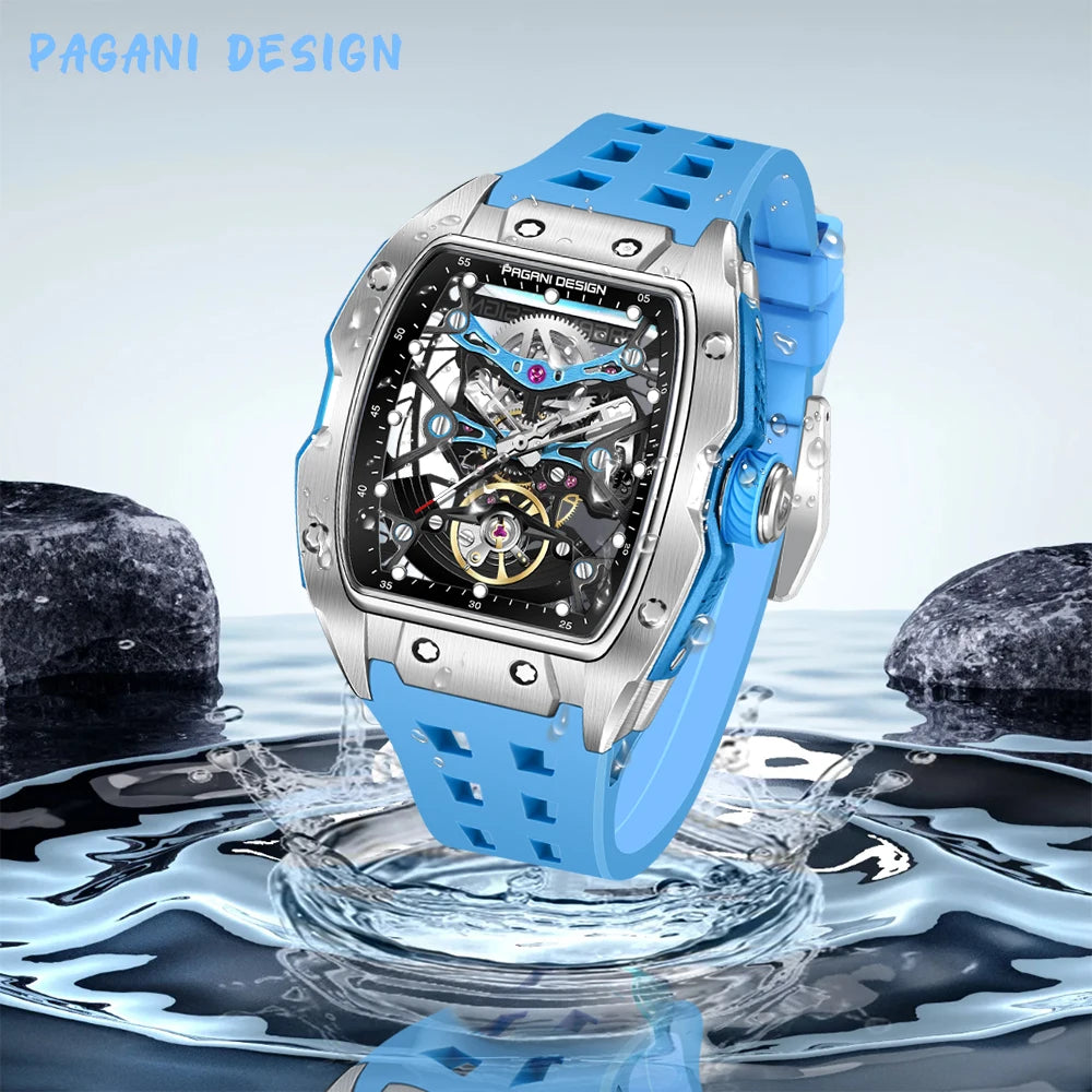 PAGANI DESIGN Automatic Watch New Men Mechanical Europe and America Watch Top Brand Sapphire Glass  50M Waterproof Watch Men