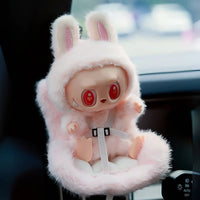Car Doll Safety Seat for OB11 Labubu Cartoon Chair Model for Labubu Car Seat Outlet Decor for Labubu Doll Car Interior Styling