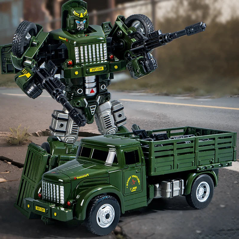 Best-selling boy toys: Manual transformation into autobots, military transport truck models, robot transformation toys, truck