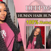 28 30 38 40Inch Deep Wave Curly Human Hair Bundles Long Virgin Curly Hair Malaysian Human Hair Extension Double Weft Wholesale