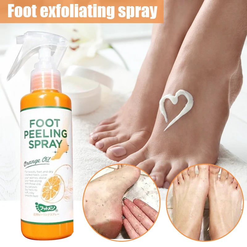 110ML Foot Cuticle Remove Dead Foot Exfoliator Softener Remove Dead Skin and Calluses Foot Mask Pedicure Nail Enhancer
