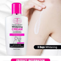 Body Lotion Whitening Moisturizing Dark Skin Bleaching Collagen Milk Face Body Cream Skin Care Body Leg Arm Lightening Smooth