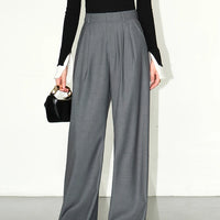 Multicolor Office High-waisted Wide-leg Suit Pants Women's 2025 Autumn Loose and Drape Casual Straight Mopping Trousers