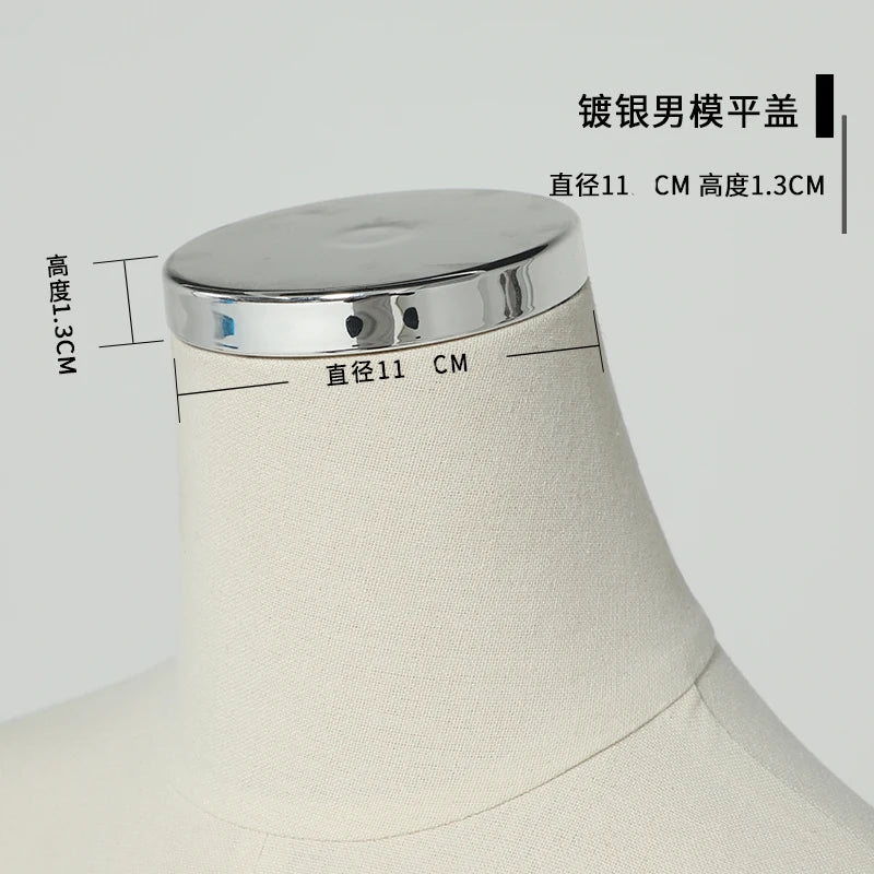 Female Male & Kids Electroplated Head Cover Mannequin Caps Accessories For Mannequins Props