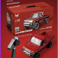 Rc Car MN82 1:12 Retro with LED Lights, Full Scale Analog LC79, Professional Four-wheel Drive Truck, Toy Truck Model RC