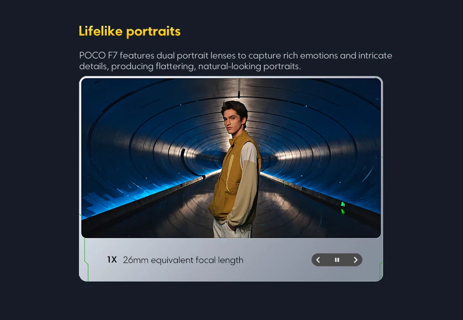 POCO F7 5G Global Version Smartphone Snapdragon® 8s Gen 4 6500mAh Battery 6.83" 1.5K AMOLED 50MP Camera OIS NFC 90W HypeCharge